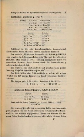 Beiträge zur Kenntniss der Krystallformen organischer Verbindungen, 3. vorgelegt in der Sitzung vom 20. Juli 1865