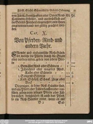 Cap. X. Von Pferden, Rind- und andern Viehe.