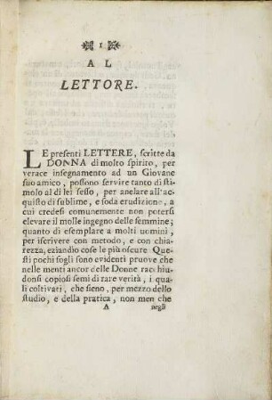 Al Lettore