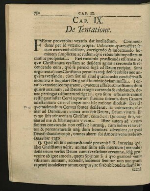 Cap. IX. De Tentatione.