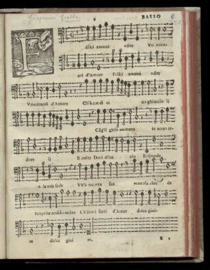 Johann Grabbe: Il primo libro de madrigali a cinque voci ... Basso