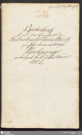 Beschreibung des auf dem Berggebäude Gottvertrauter Daniel Erbst. zur Hohentanne befindlichen Kunstgezeuges - 17.6573 4.
