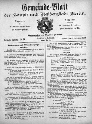 1889,46: No. 46, 17. November 1889