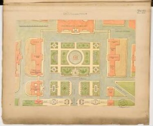 Prachtforum Monatskonkurrenz Mai 1876: Lageplan; Maßstabsleiste