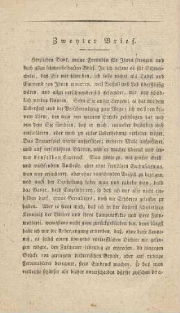 Zweyter Brief