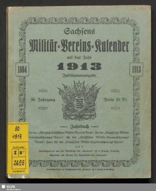 50.1913: Sachsens Militär-Vereins-Kalender : für das Jahr ...