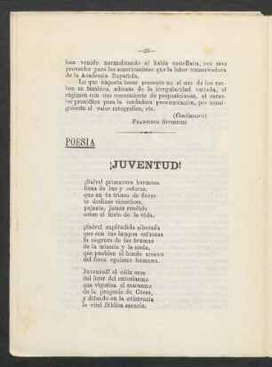 ¡Juventud!