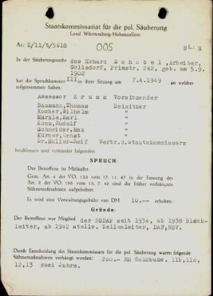 Schobel, Erhard