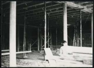 Stadttheater, Krefeld: Rohbau Zuschauerhaus