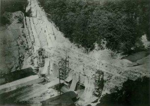 Urfttalsperre bei Gemünd (Eifel), Deutschland, 1900