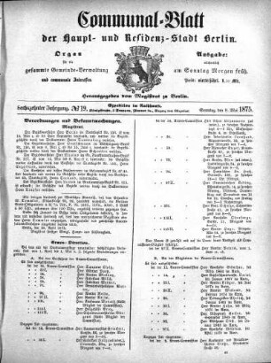 1875,19: No. 19, 9. Mai 1875