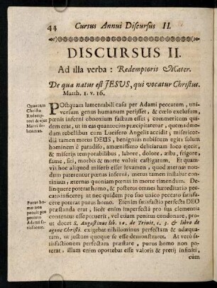 44-51, Discursus II