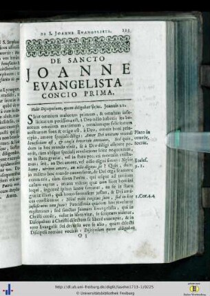 De Sancto Joanne Evangelista