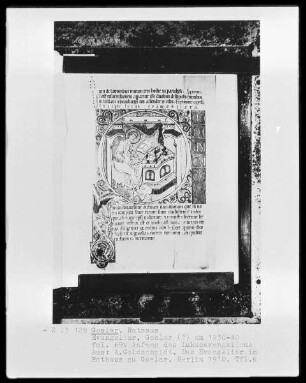 Goslarer Evangeliar: fol. 69v Anfang des Lukasevangeliums