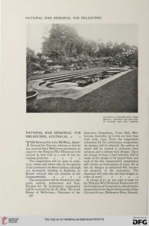 85: National war memorial for Melbourne, Australia
