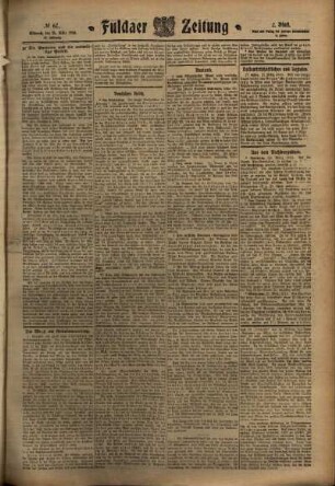 Zweite Ausgabe vom Mittwoch, den 23. März 1910.