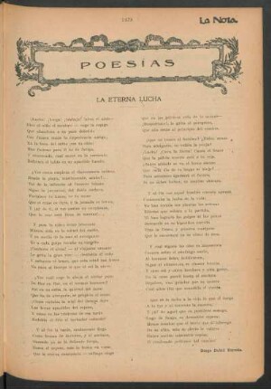 Poesías : La eterna lucha