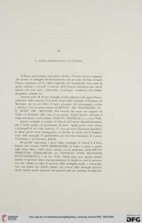 1: R. Museo archeologico di Venezia