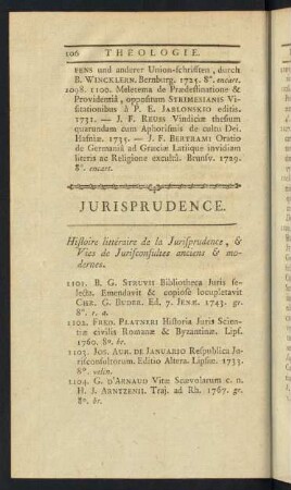Jurisprudence.