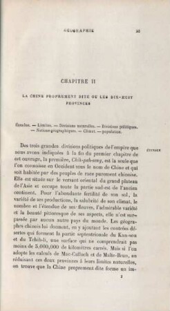 Chapitre II: La Chine proprement dite ou les dix-huit provinces