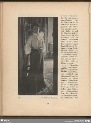 Frau in einer Wohnung