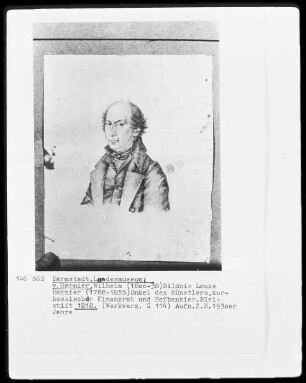 Porträtalbum — Bildnis des Louis Harnier