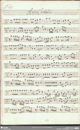 No. 14 Domenico Alberti - Basta dir ch'io sono amante
