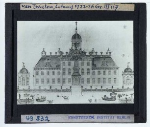 Sankt Petersburg, Reisepalast, Aufrisszeichnung : Fassade