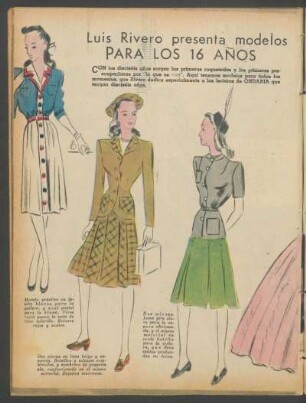 Luis Rivero presenta modelos para los 16 años