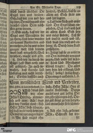 Vom menschlichen Elend und Verderben.
