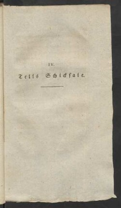 IV. Tells Schicksale