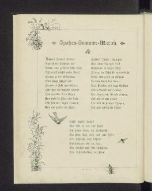 Spatzen-Sommer-Marsch.