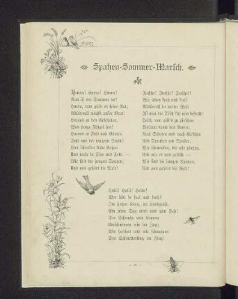 Spatzen-Sommer-Marsch.