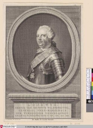 Lodewyk. Hertog van Brunswyk Wolffenbuttel [Ludwig Ernst, Braunschweig-Lüneburg, Herzog]