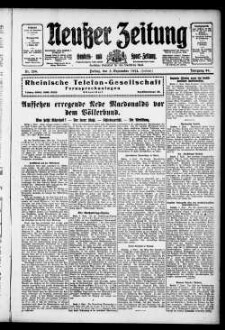 Neußer Zeitung : Stadt- und Landbote : Heimatzeitung für die Stadt Neuß u. den Landkreis Grevenbroich-Neuß