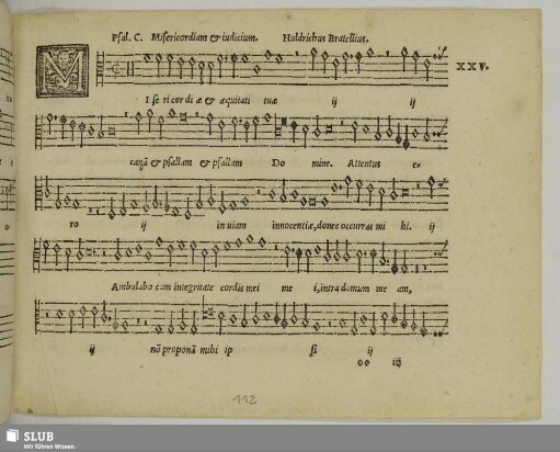 XXV. Brätel, Ulrich: Misericordiam et judicium
