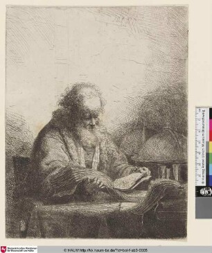 [Der Philosoph; The philosopher; Le vieillard philosophe]