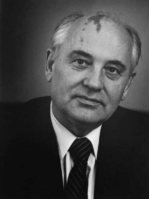 Michail Gorbatschow (geb. 1931; russischer Politiker, Parteisekretär und Staatsmann). Moskau, 1991