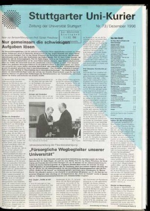 Heft Nr. 73 / Dezember 1996