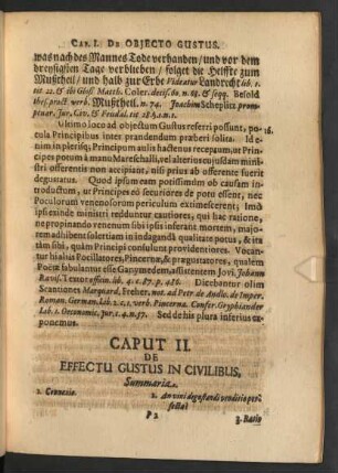 Caput II. De Effectu Gustus In Civilibus.