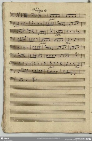 18. Anonymus, Andante, B-Dur