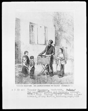 Der Leierkastenmann mit Tochter