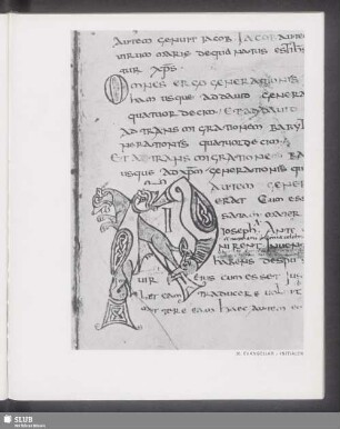 Evangeliar, Initialen