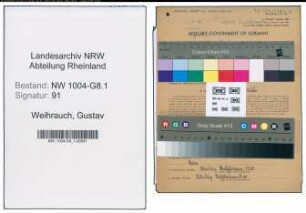 Entnazifizierung Gustav Weihrauch , geb. 22.11.1904 (Werkmeister)