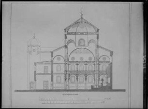 Synagoge Längsschnitt