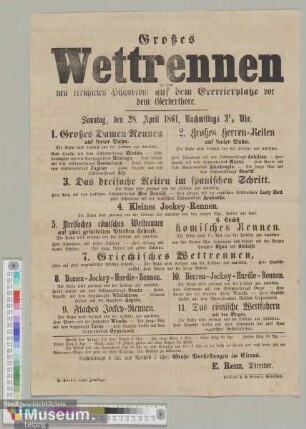 Großes Wettrennen