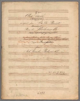 "Variations - Arr; iSol:vlc, orch, (pf); op. 7". - BSB Mus.Schott.Ha 6802-2