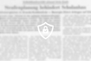 Straßenplanung behindert Schulanbau