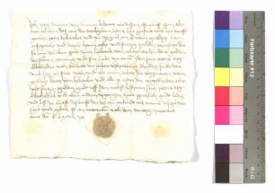 Jörg Turner von Durnau gegen Gottfried und Kraft von Hohenlohe: Schuldsumme; aufgedr. Siegel:
