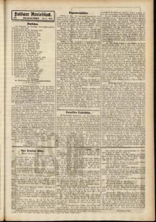Zweite Ausgabe vom Mittwoch, den 12. November 1913.